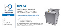 HVA94 test kablova sa frekevncijom 0,1Hz  sa max izlaznim opterecenjem do 10uF